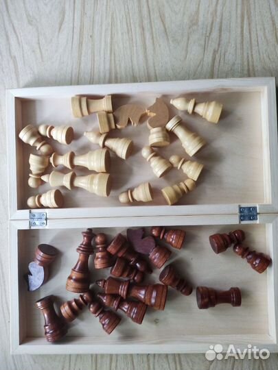 Шахматы деревянные большие