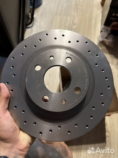 Диск тормозной передний (2шт) Brembo priora/kalina