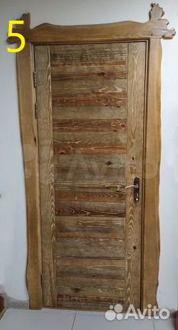 Дверь крестьянская,филенчатая,наборная, дерево