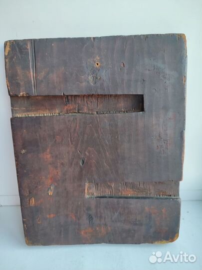 Икона старинная Богородица 29,5 на 24 см