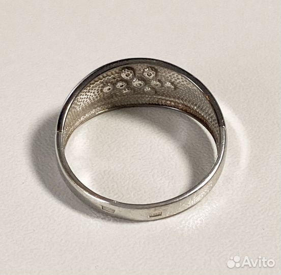Кольцо серебро женское