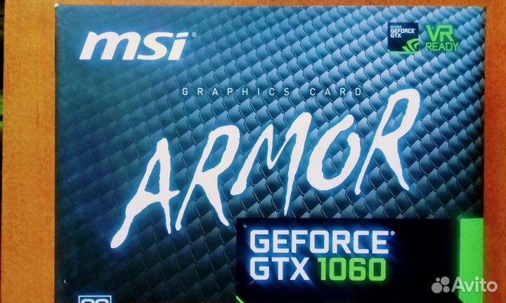 MSI GTX 1060 armor 6G OCV1