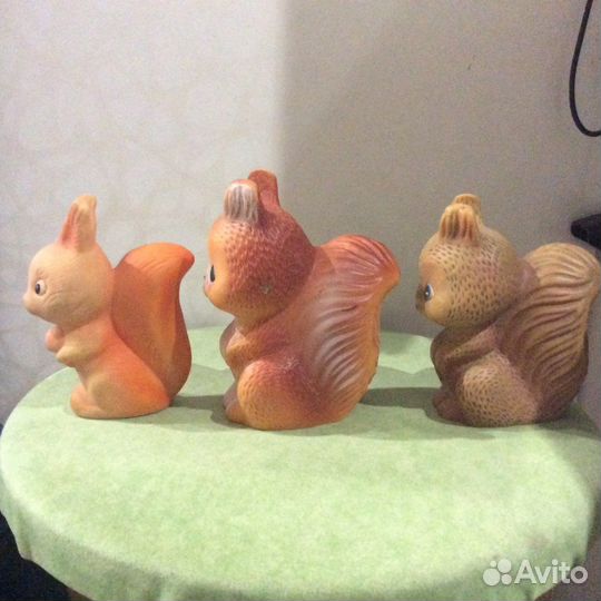 Резиновые игрушки 15 шт СССР