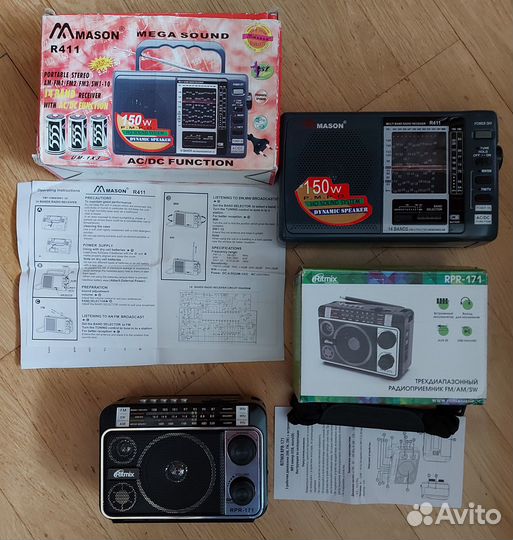 Радиоприемники Mason и Ritmix