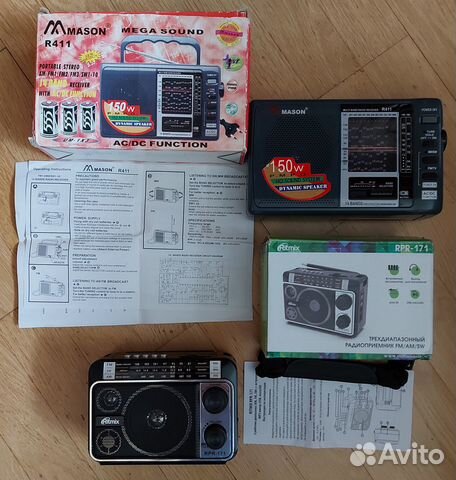 Радиоприемники Mason и Ritmix