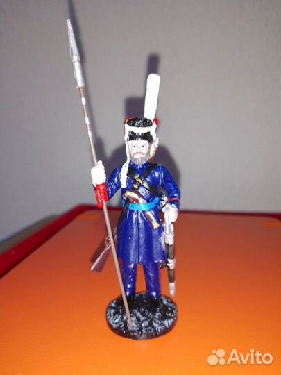 Модель солдатика Уральский казак оловянный