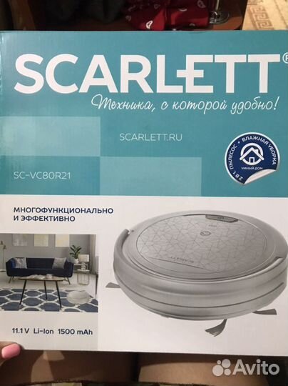 Робот пылесос scarlett