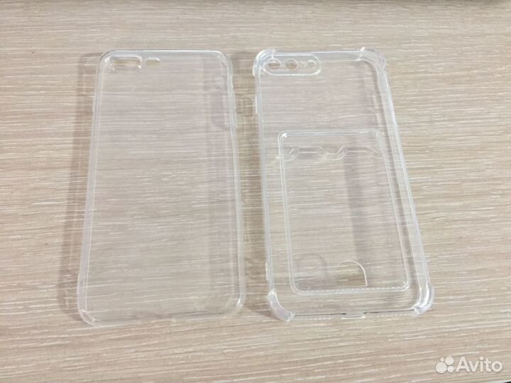 Чехол на iPhone 7 8 plus прозрачный