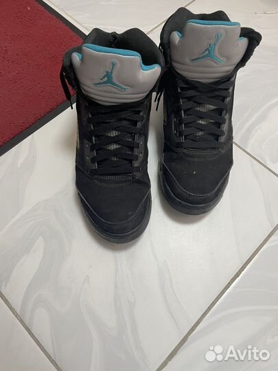 Nike air jordan 5 aqua