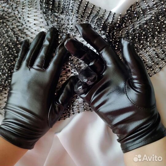 Перчатки для фотосессии черные #17