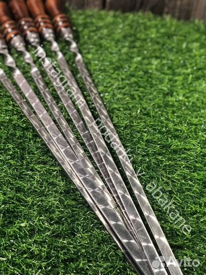 Шампура с деревянной ручкой