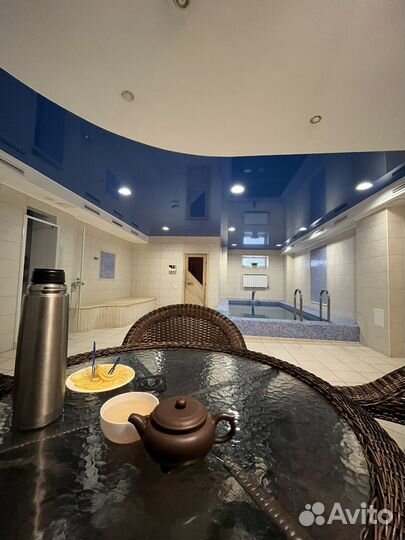 Сауна с теплым бассейном