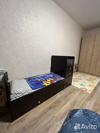 Манеж кроватка 3в1