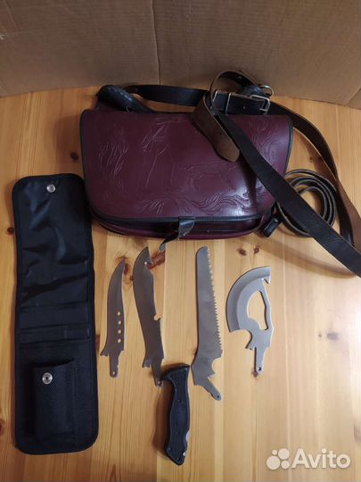 Охотничий набор: Ягдташ, ножи