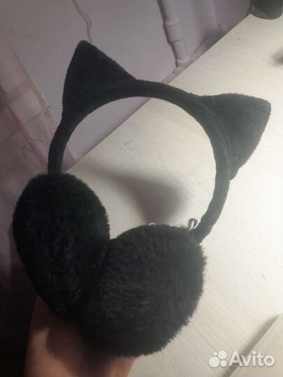 Меховые наушники