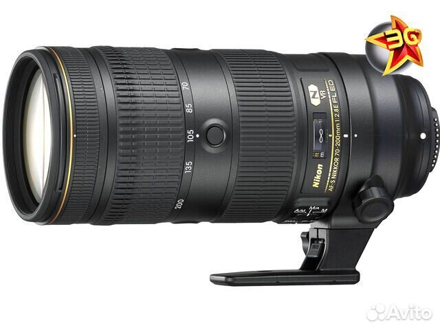 Объектив Nikon 70-200mm f/2.8E FL ED VR AF-S Nikkor