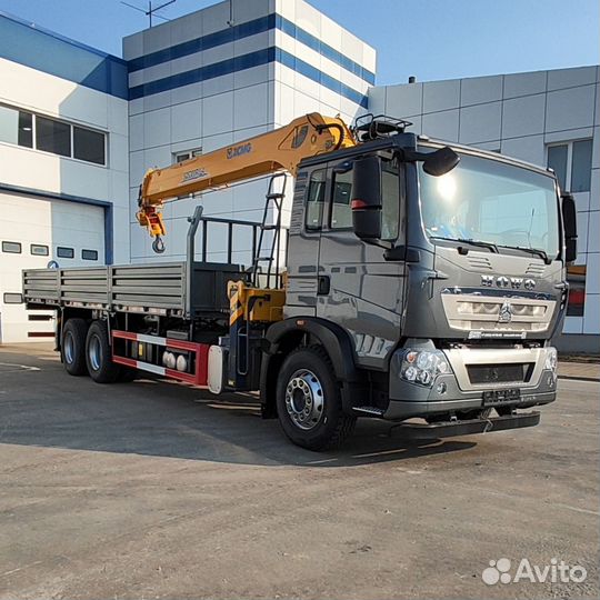 Бортовой грузовик Howo T5G с КМУ XCMG, 2024