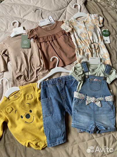 Одеждв для девочки 50 56 62 68 74