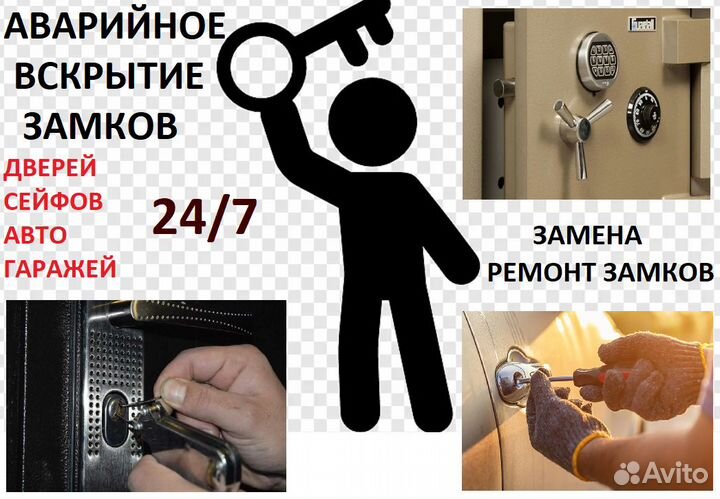 Вскрытие замков, авто, сейфов, взлом