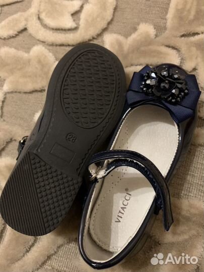Туфли на девочку 28