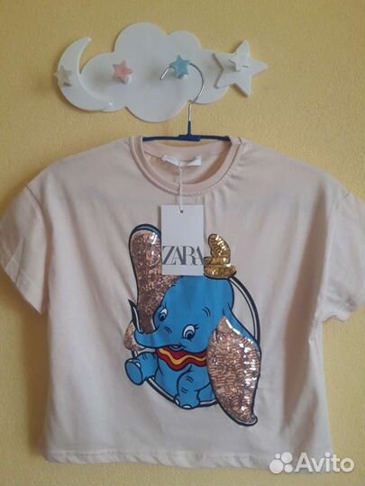 Футболка Zara 116, 128,140, 152,164