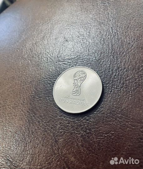 Монета 25 рублей чм 2018