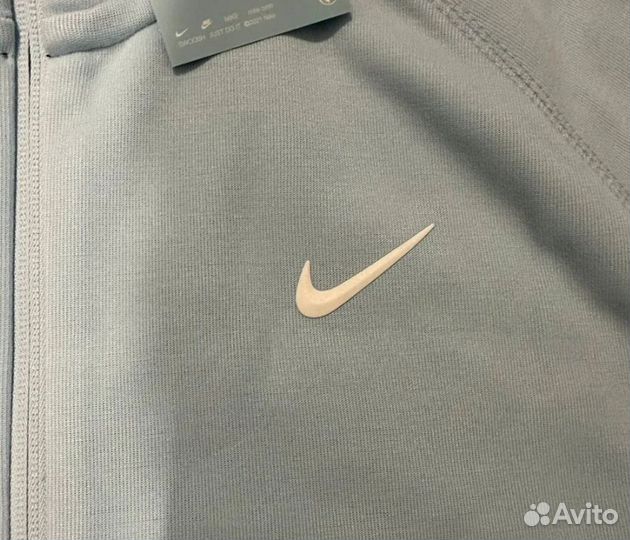 Зип худи Nike Tech Fleece x Nocta голубая