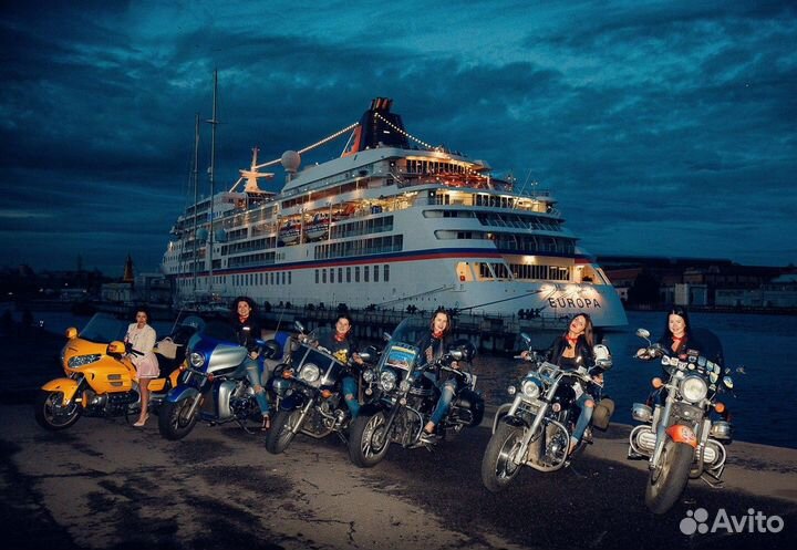 Экскурсия — Санкт-Петербург — Ночная мотопрогулка