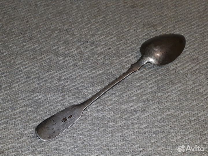 Серебряная чайная ложка серебро 84 проба