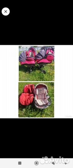 Коляска для двойни