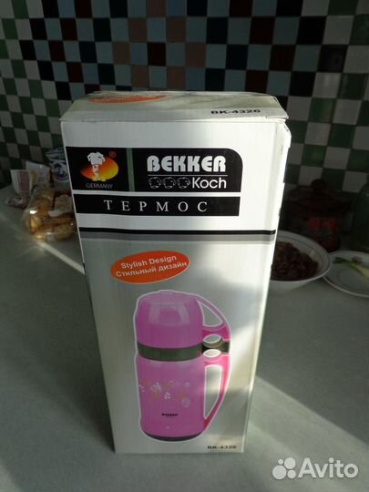 Термос 1 литр Bekker BK-4326