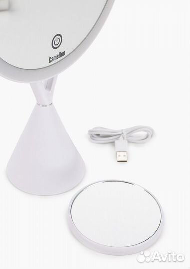 Зеркало с подсветкой настольное