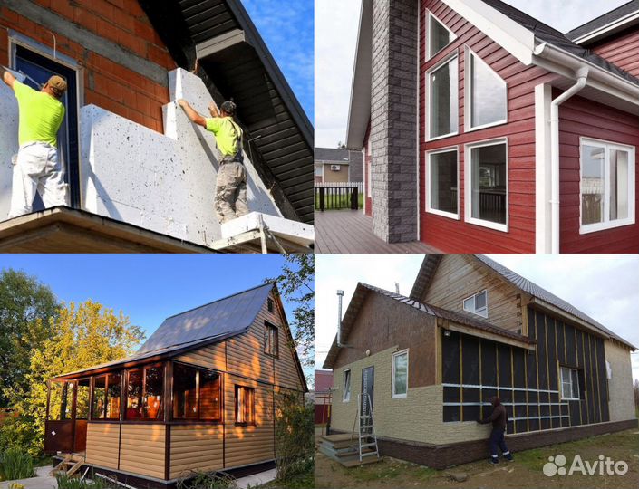Фасадные работы Монтаж сайдинга Своя бригада строи