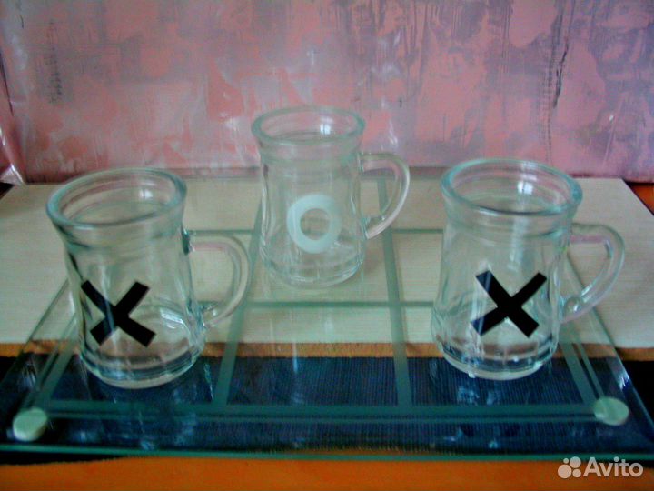 Застольная игра Пяные Крестики нолики TIC TAC TOE