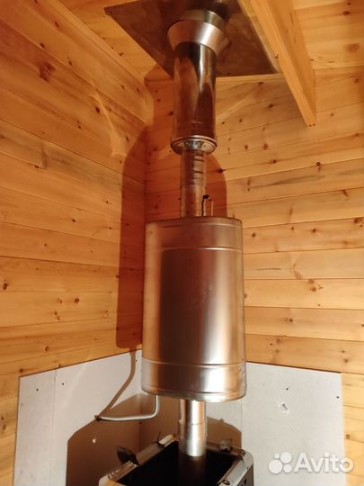 Монтаж установка печи в бане. Кирпичная кладка