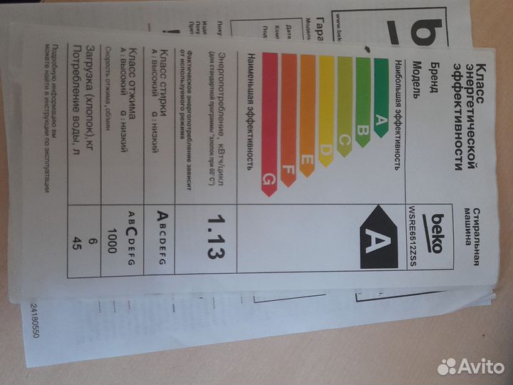 Стиральная машина узкая новая