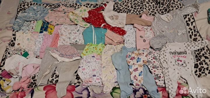 Много вещей 0-9 мес