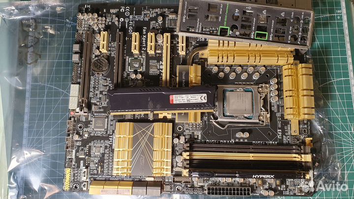 Комплект asus Z87-deluxe, Core i7 4790K, 16Gb