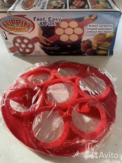 Силиконовая форма для котлет оладий панкейков