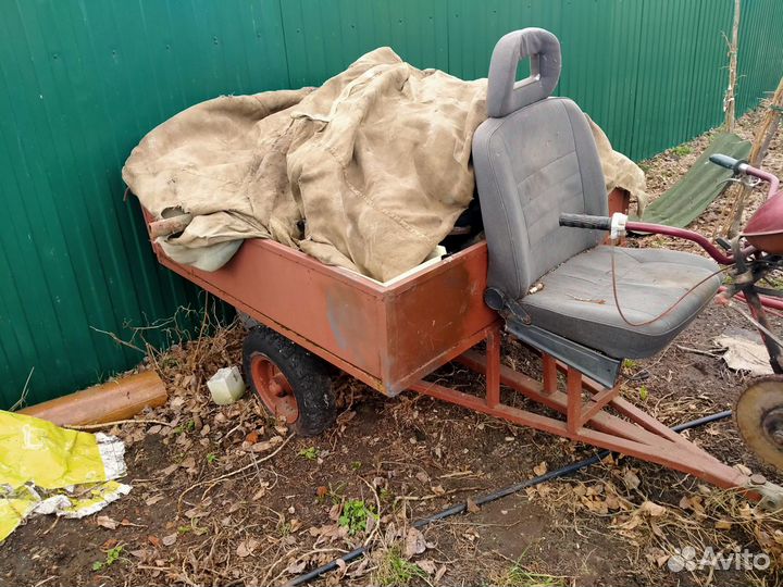 Мотоблок с прицепом