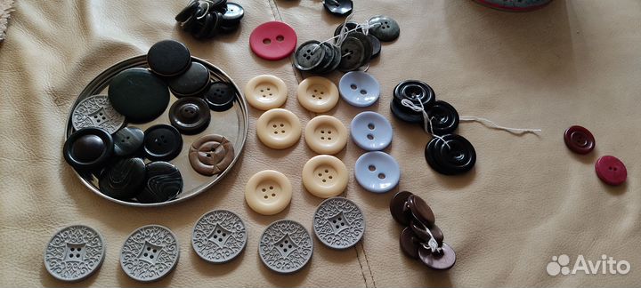 Пуговицы СССР чешское стекло