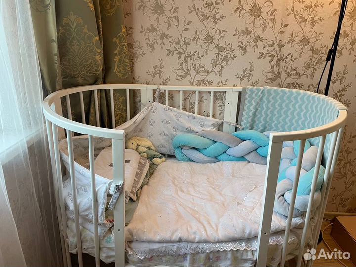 Детская кроватка трансформер 6в1