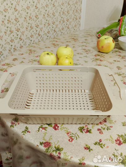 Дуршлаг-корзинка раздвижная