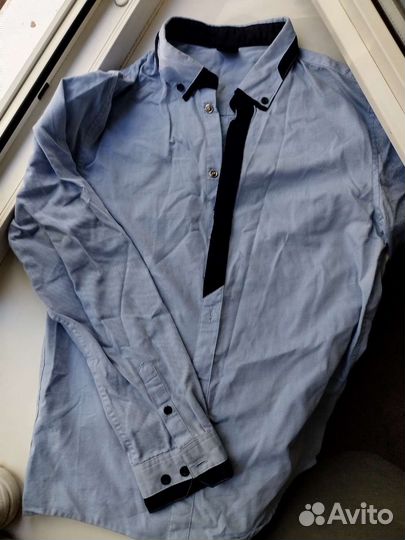 Стильная рубашка на мальчика 13-15 лет