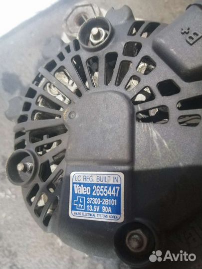 Генератор 13,5 V, 90A Kia Ceed Ed, 1.6, AT G4FC