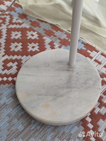 Торшер напольный с мраморным основанием бу