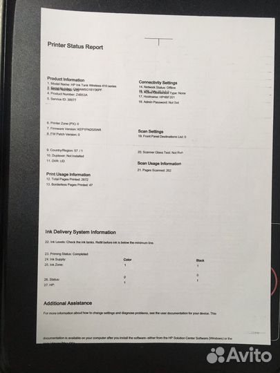 Цветной принтер HP Ink Tank Wireless 415