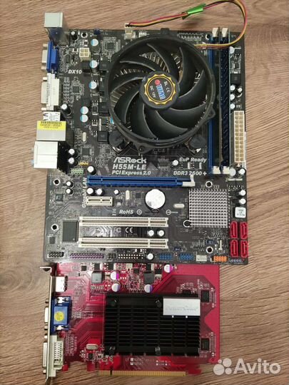 Материнская плата с процессором 1156