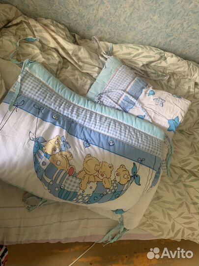 Бортики в детскую кроватку