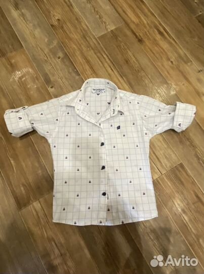 Пиджак и рубашка на мальчика, р. 104-110